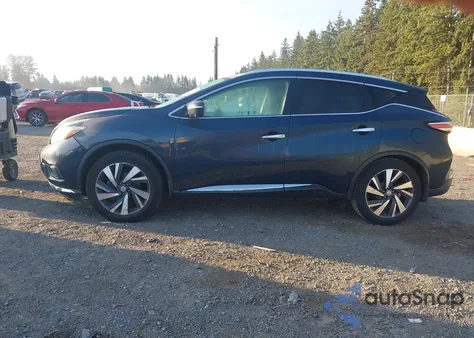 2015 Nissan Murano Platinum из США, поврежденный, VIN 5N1AZ2MH7FN281243